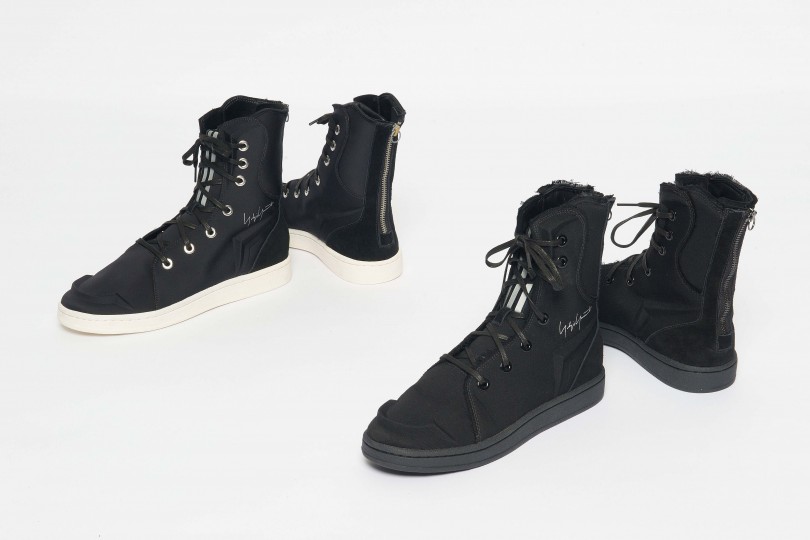 yhoji yamamoto × adidas leather sneaker
