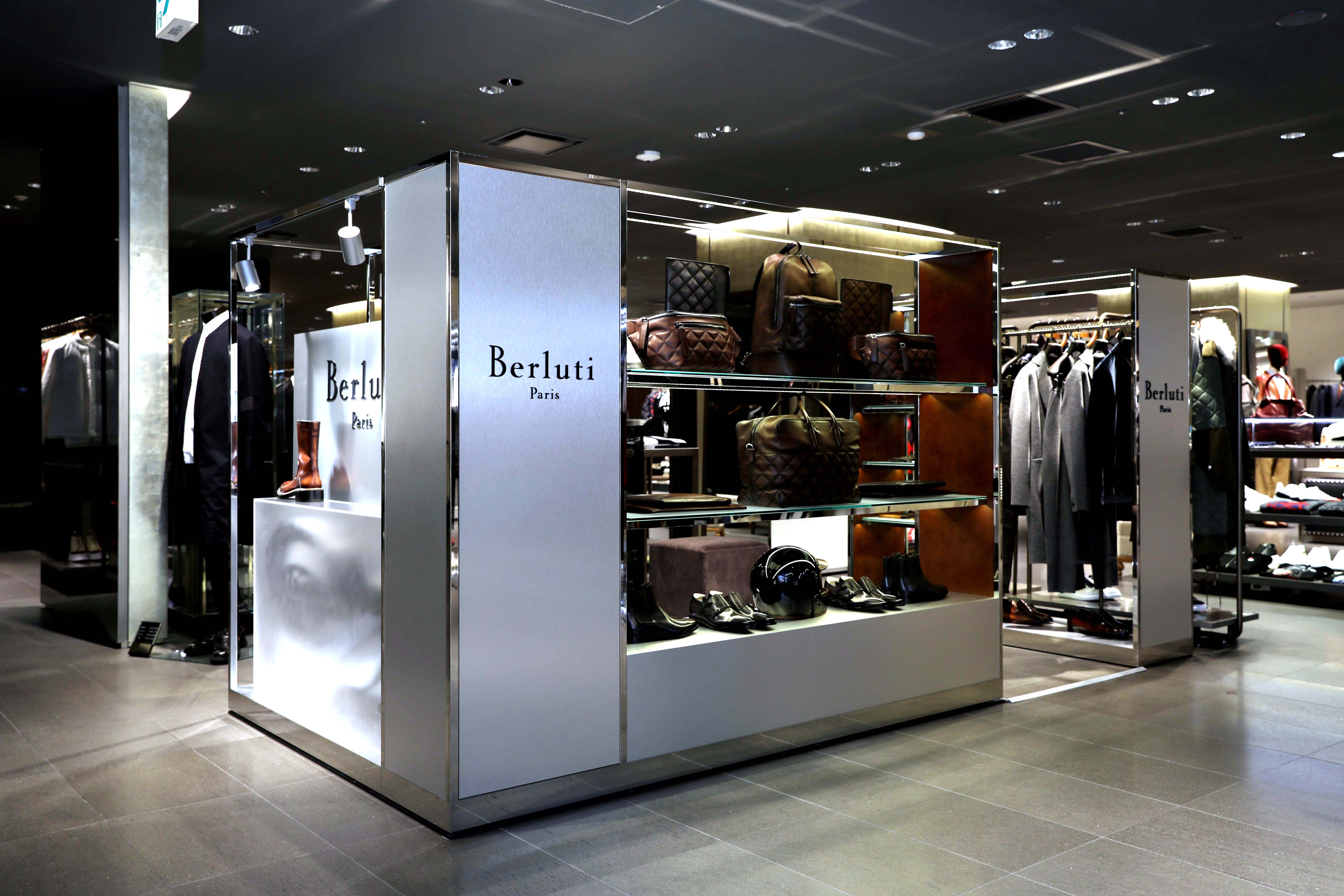 大阪売れ筋 Berluti ベルルッティ 新宿伊勢丹限定 ロスコブルー ITABA