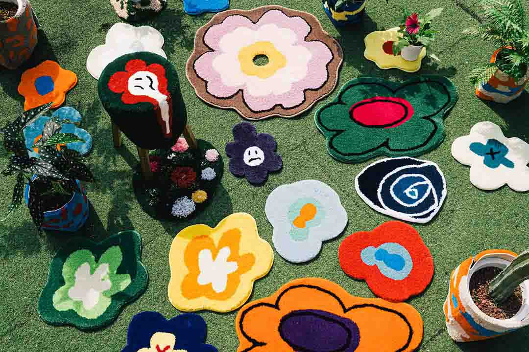 販売サイト MIYOSHI RUG × ALL GOOD FLOWERS 鉢カバー兼ラグ | artfive 